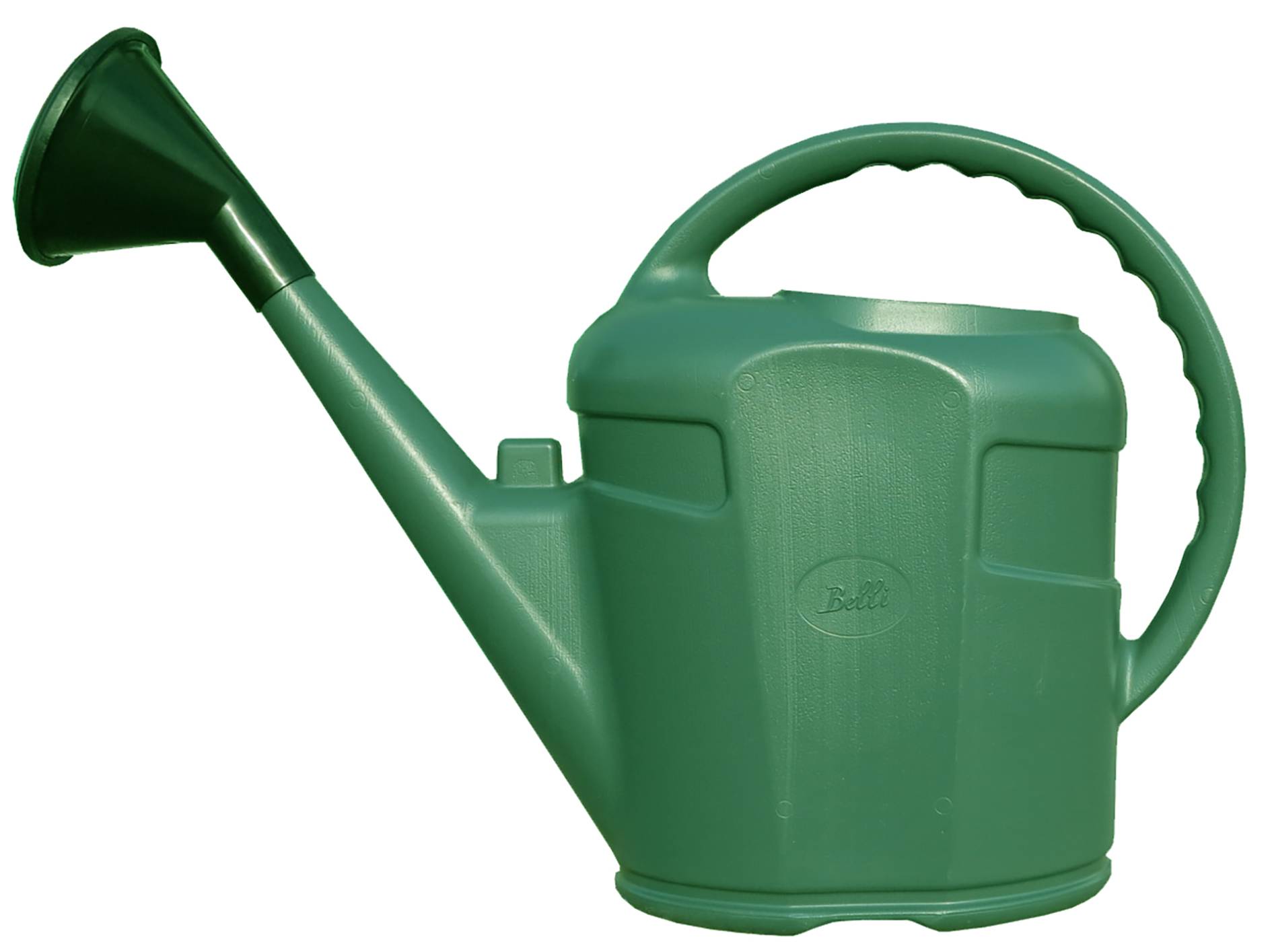 Regadera con rociador plástico verde 11L BELLI