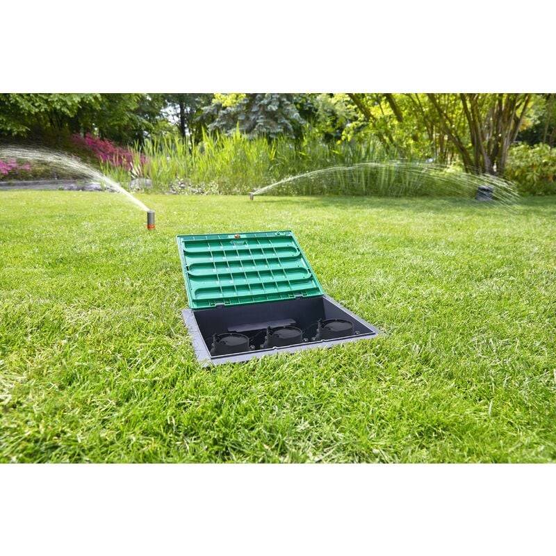 Gardena - Mirada premontable blanco 3 vías para electroválvulas L.1255-20 - Gardena - Imagen 4