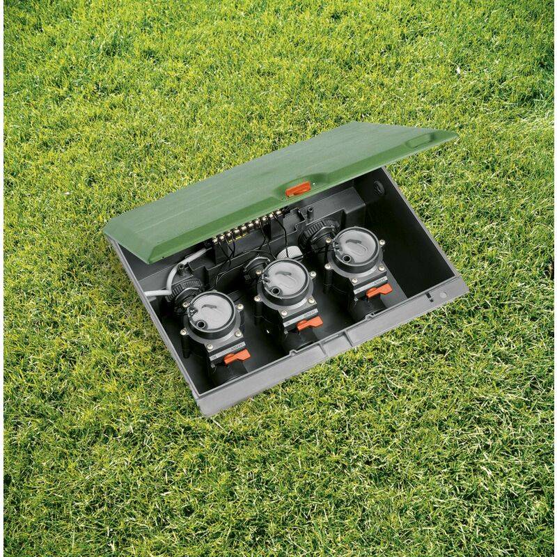 Gardena - Mirada premontable blanco 3 vías para electroválvulas L.1255-20 - Gardena - Imagen 8