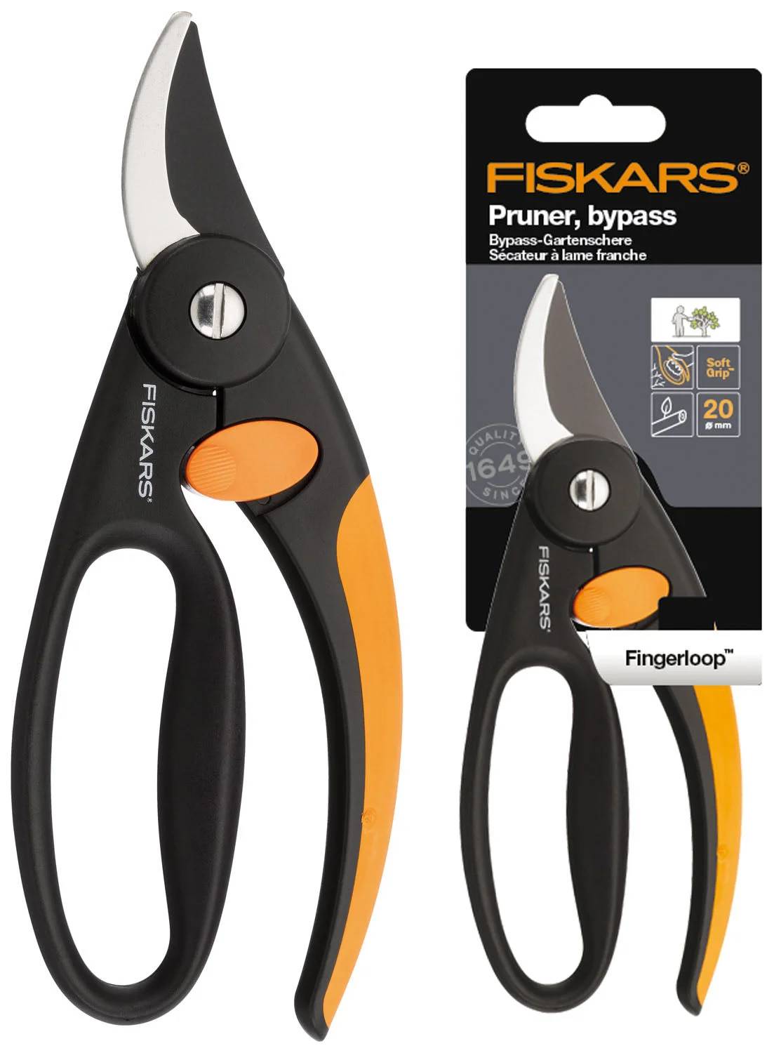 Fiskars - Fiskars - Sécateur Elégance P44 à lame franche Ø 20 mm - Imagen 6