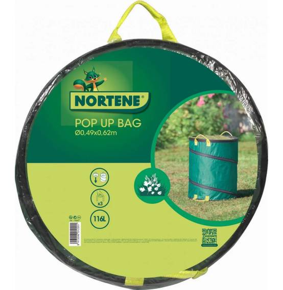 Nortène - Nortène - Sac à déchets Pop-Up en polyester Verts 116 L - Image 4