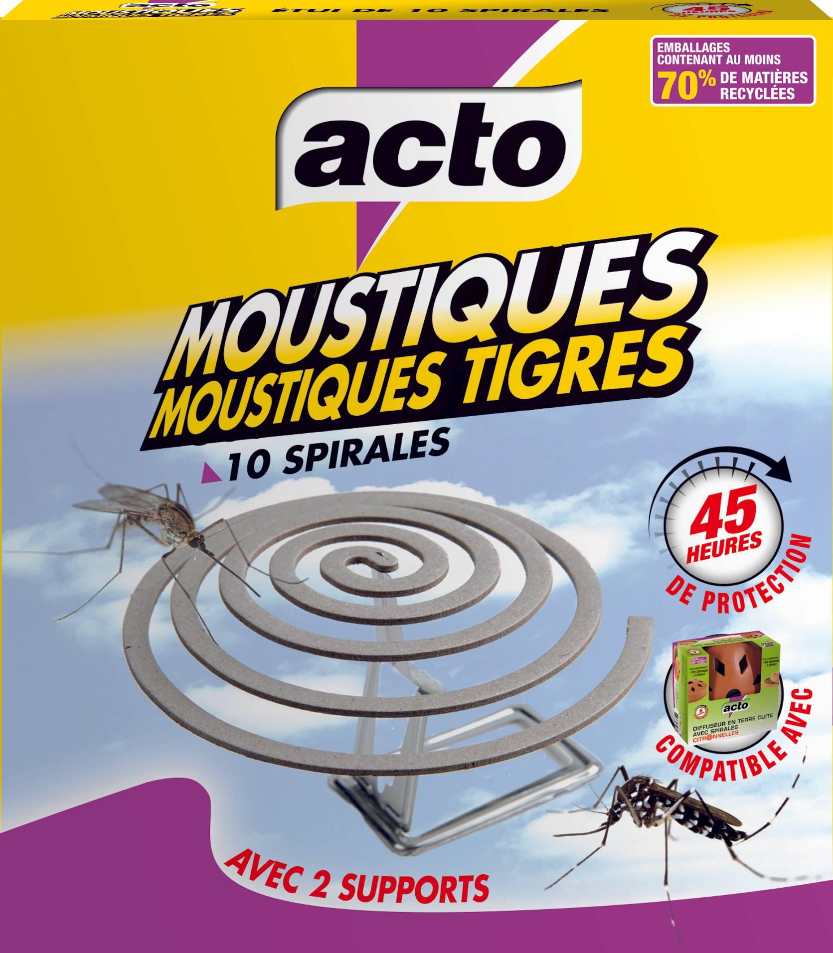 Acto - Spirales moustiques -moustiques tigres - Image 2