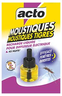 Acto - Recharge liquide moustiques 30 ml 45 nuits - ACTO - Image 1