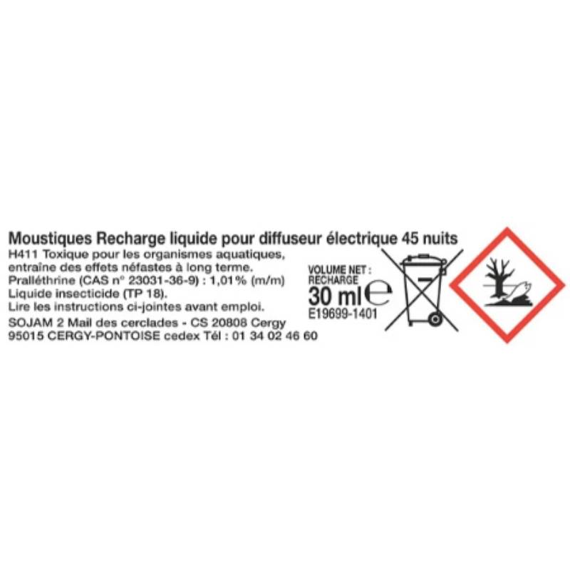 Acto - Recharge liquide moustiques 30 ml 45 nuits - ACTO - Imagen 4