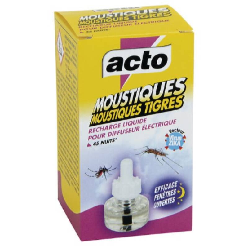 Acto - Recharge liquide moustiques 30 ml 45 nuits - ACTO - Imagen 3