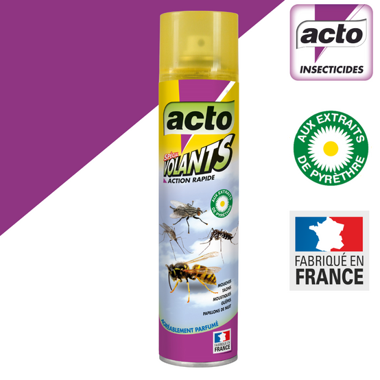 Tous insectes volants aérosol 400 ml - ACTO - Image 1