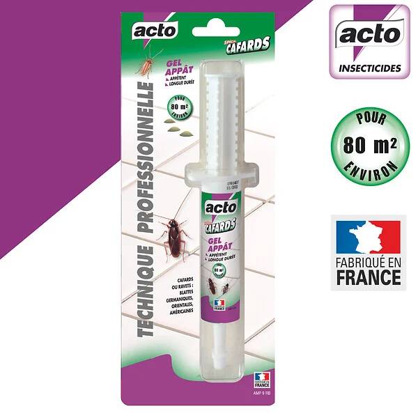 Gel-appât cafards seringue 25 g – ACTO