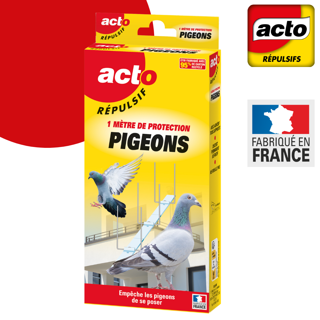 Pigeons etui 6 bandes 15 cm répulsif - RETRO - Imagen 1