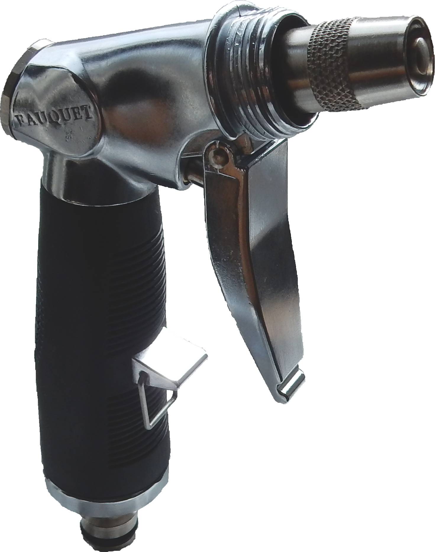 Pistolet professionnel tout métal gaine avec raccord rapide