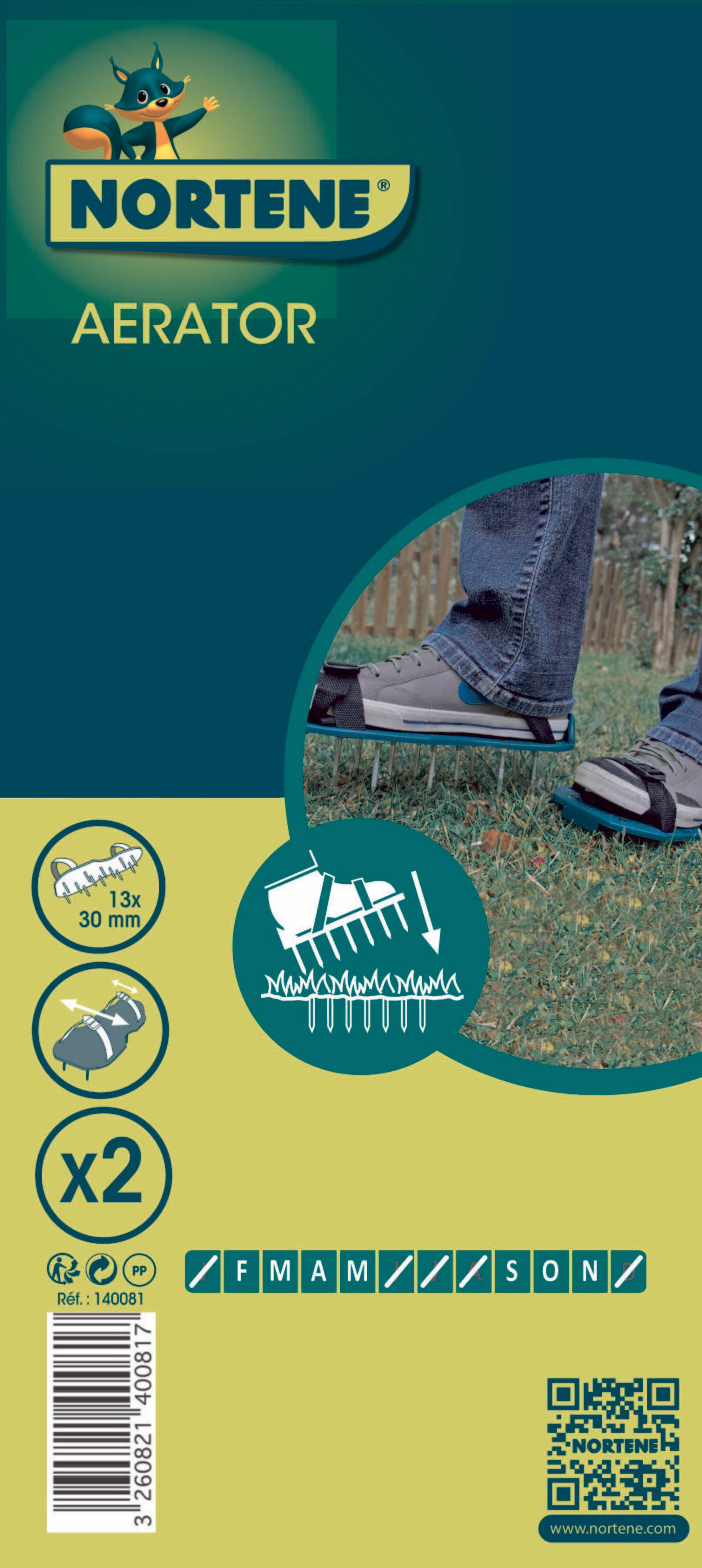 Nortène - Patins Aérateurs Pelouse – NORTENE