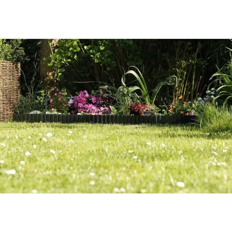 Nortene - Borde de césped Greenborder PET verde 30 cm x 9 m - NORTENE - Imagen 9