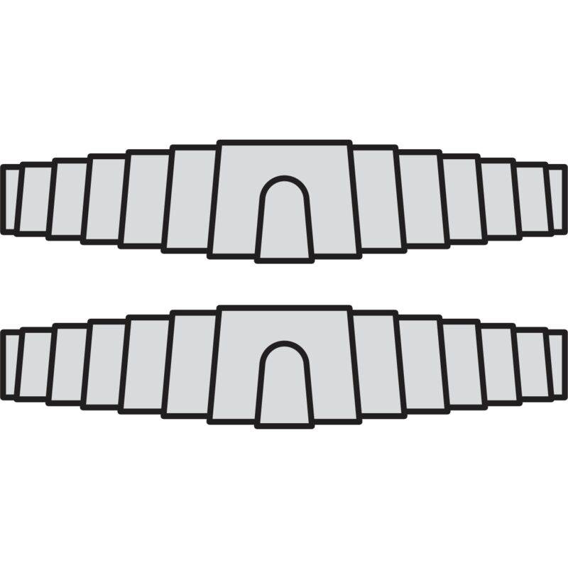Lot de 2 ressorts de rechange pour sécateur Ø100 mm acier nickelé multicouleur - Felco - Image 2
