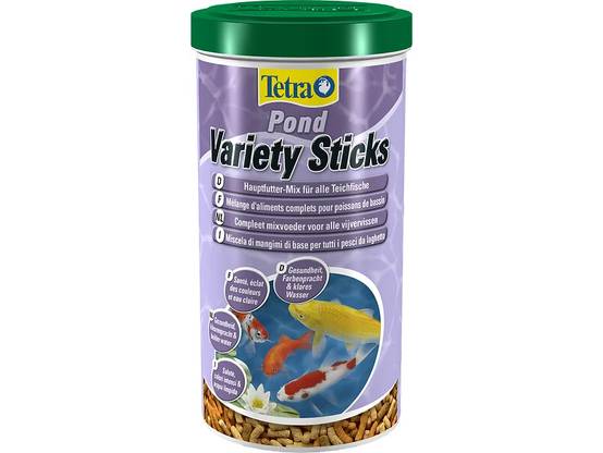 Aliment Complet Poissons De Bassin Sticks 3 Variétés 1 L - TETRA - Image 1