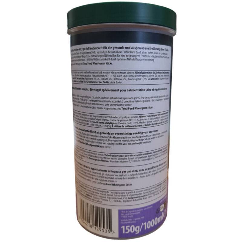 Aliment Complet Poissons De Bassin Sticks 3 Variétés 1 L - TETRA - Image 3