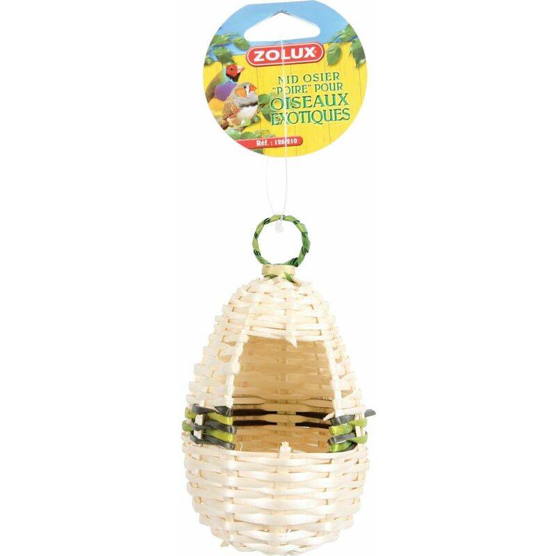 Zolux - Nid Exotique Pagode Osier - ZOLUX - Imagen 4