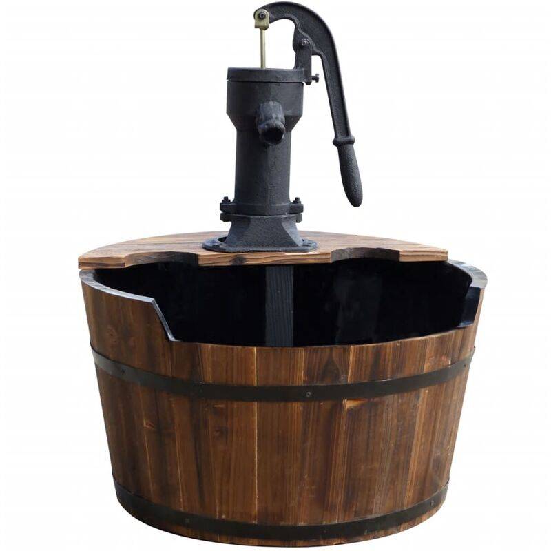Fontaine Jardin Bois Rustique - UBBINK - Image 14