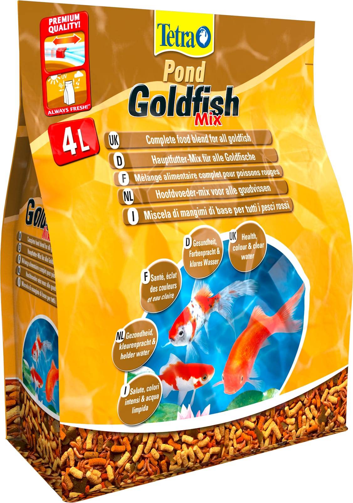 Mélange Alimentaire Spirulina pour Poissons Rouges 4 L – TETRA