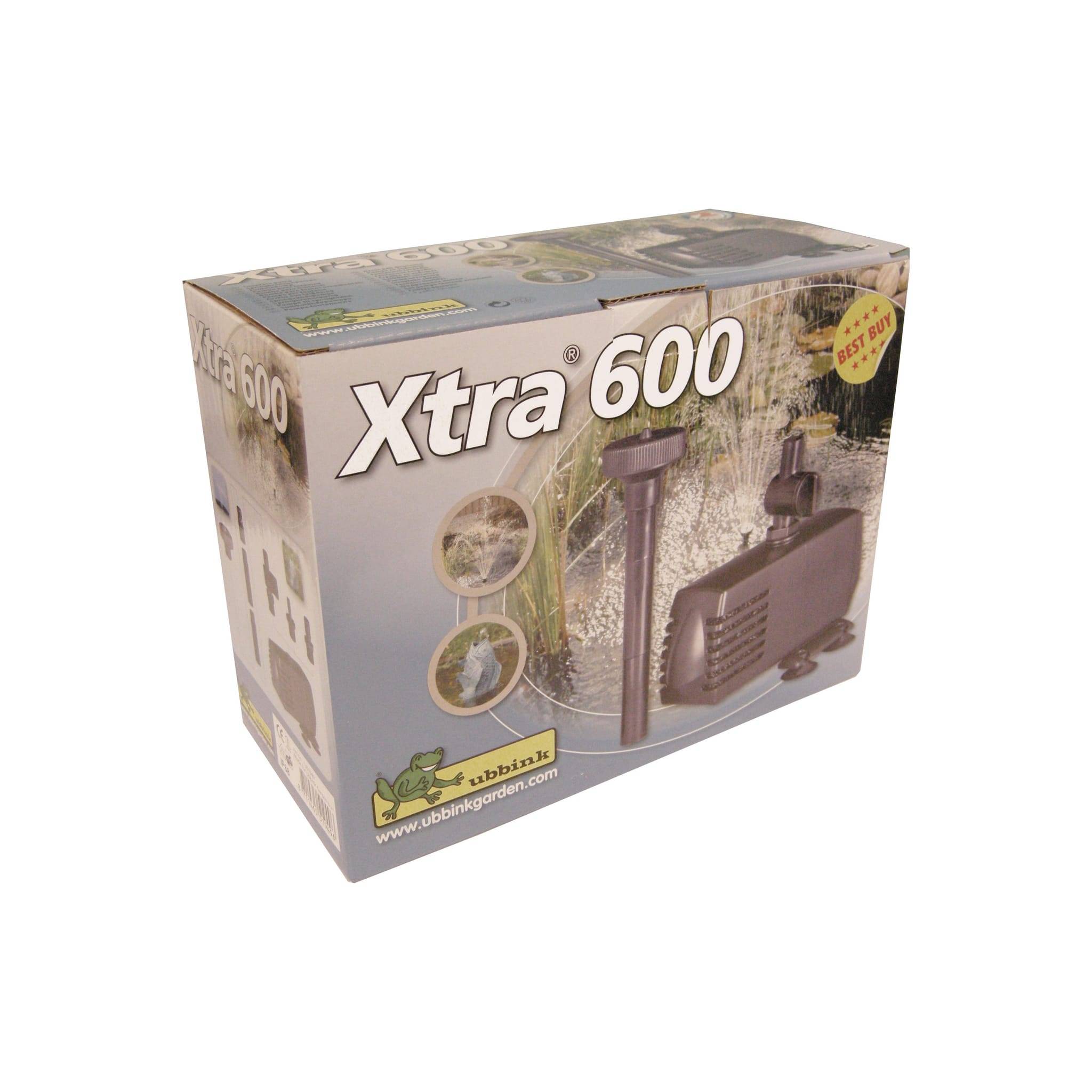 Ubbink - Bomba de chorros de agua y gárgola de estanque de jardín Xtra 600 - Ubbink - Imagen 4