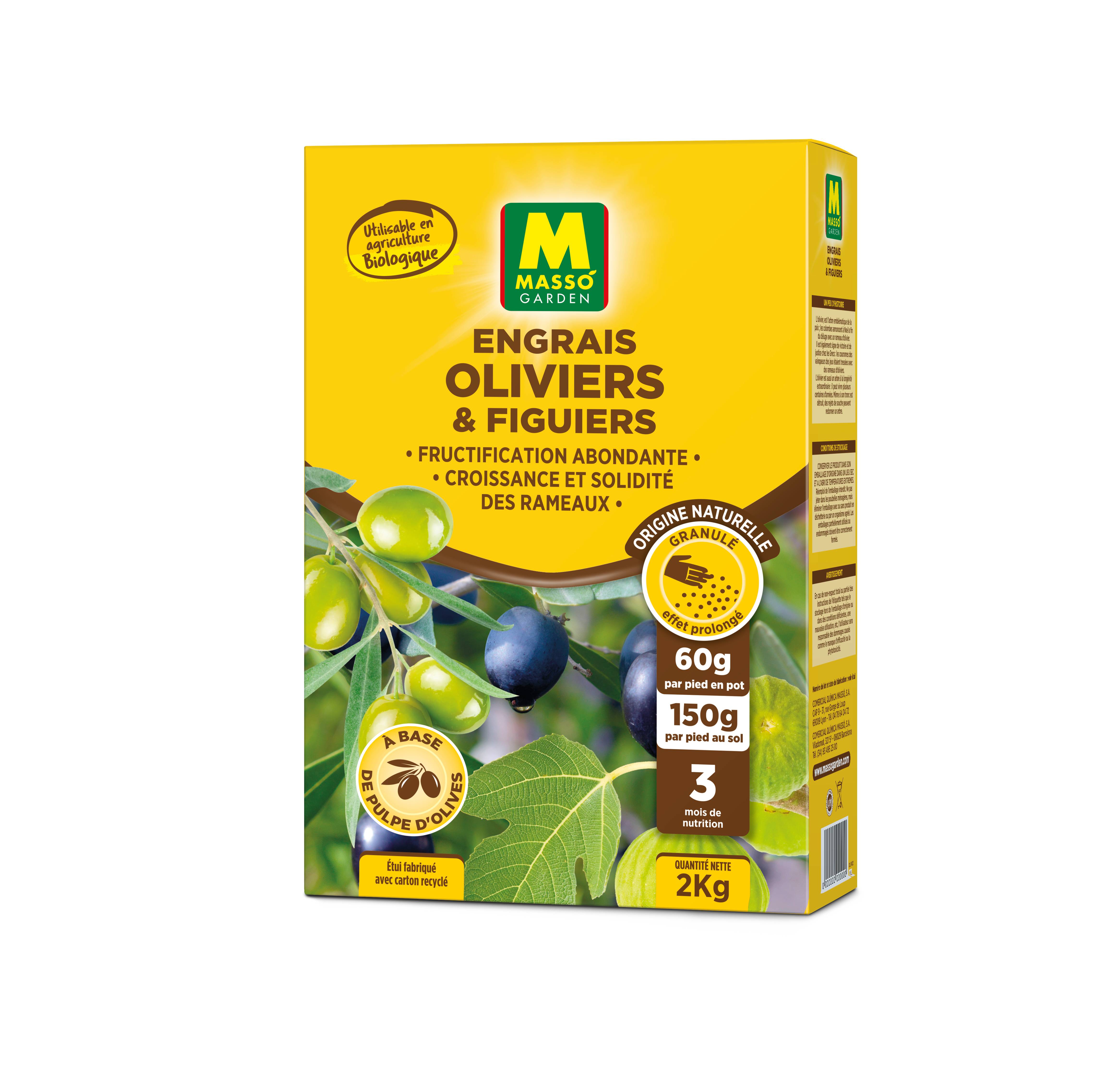 Fertilizante olivos y higueras 800 g - MASSÓ GARDEN - Imagen 3