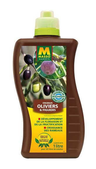 Masso Garden - Engrais Oliviers Et Figuiers Liquide 1 L – MASSO
