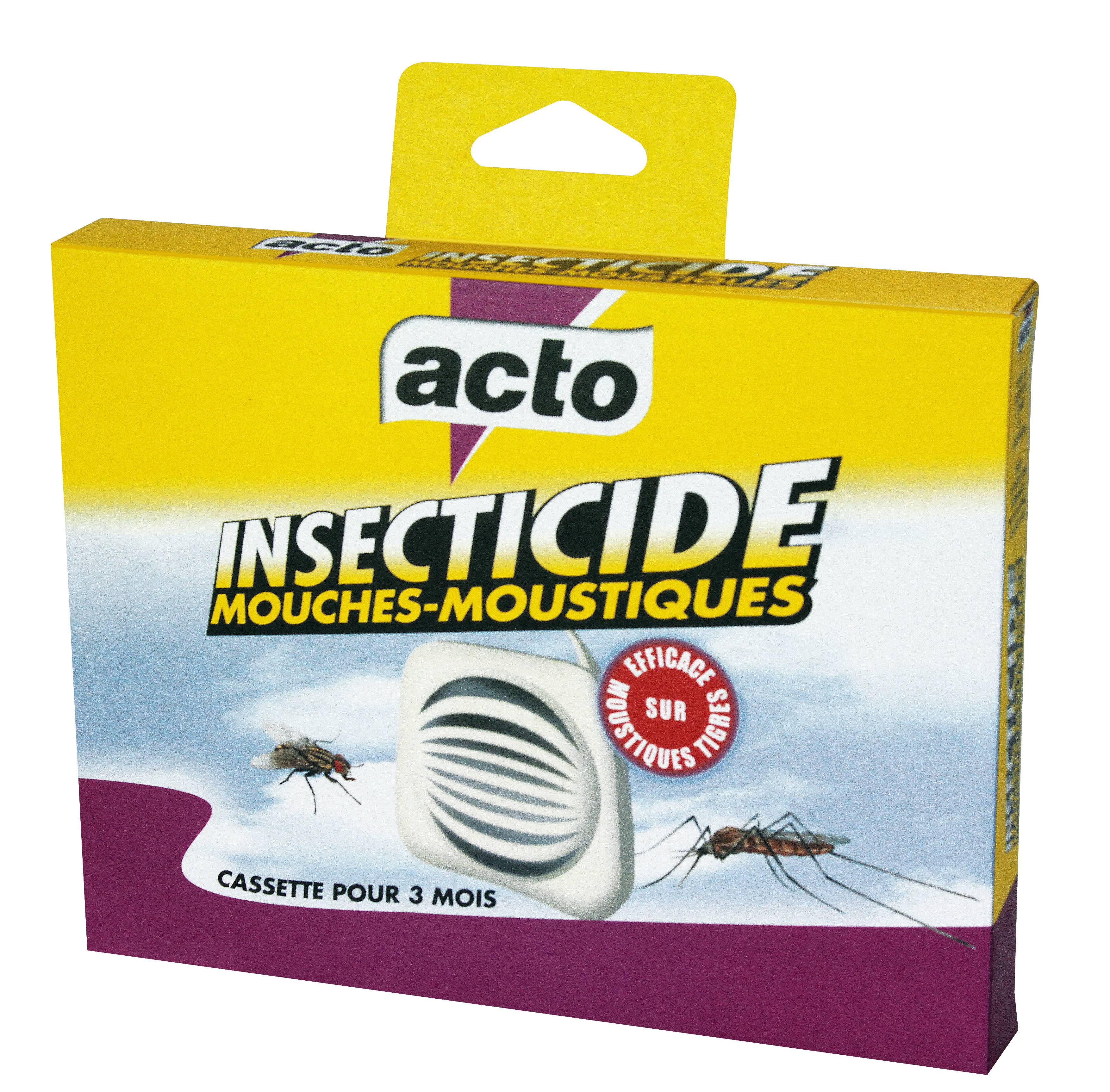 Acto - Cassette insecticide mouches-moustiques 20 g - ACTO - Imagen 1