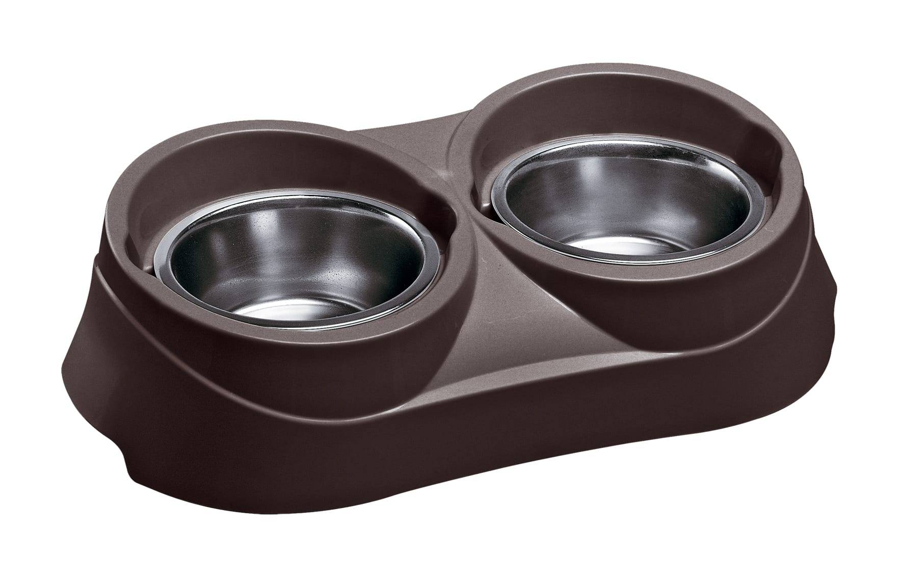 Ferplast - Support et écuelles duo Feed 1,7l - Ferplast