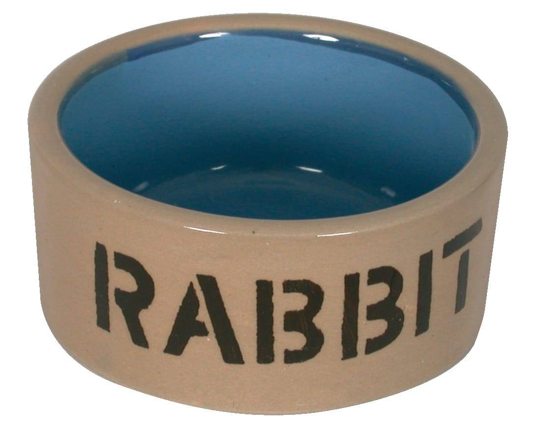 Zolux - Ecuelle gres lapin - L.11,5 x l.11,5 x H.5,5 cm