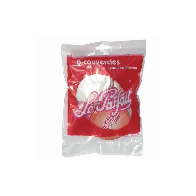 Le Parfait - Couvercle t.o métal décoré confiturier Ø 82 mm sachet 6 - Le Parfait® - Imagen 2