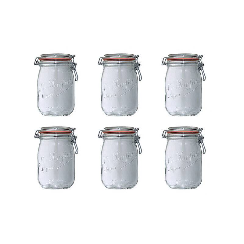 Le Parfait - Bocaux "Super" 1 L Ø 85 mm x6 - Le Parfait® - Image 2