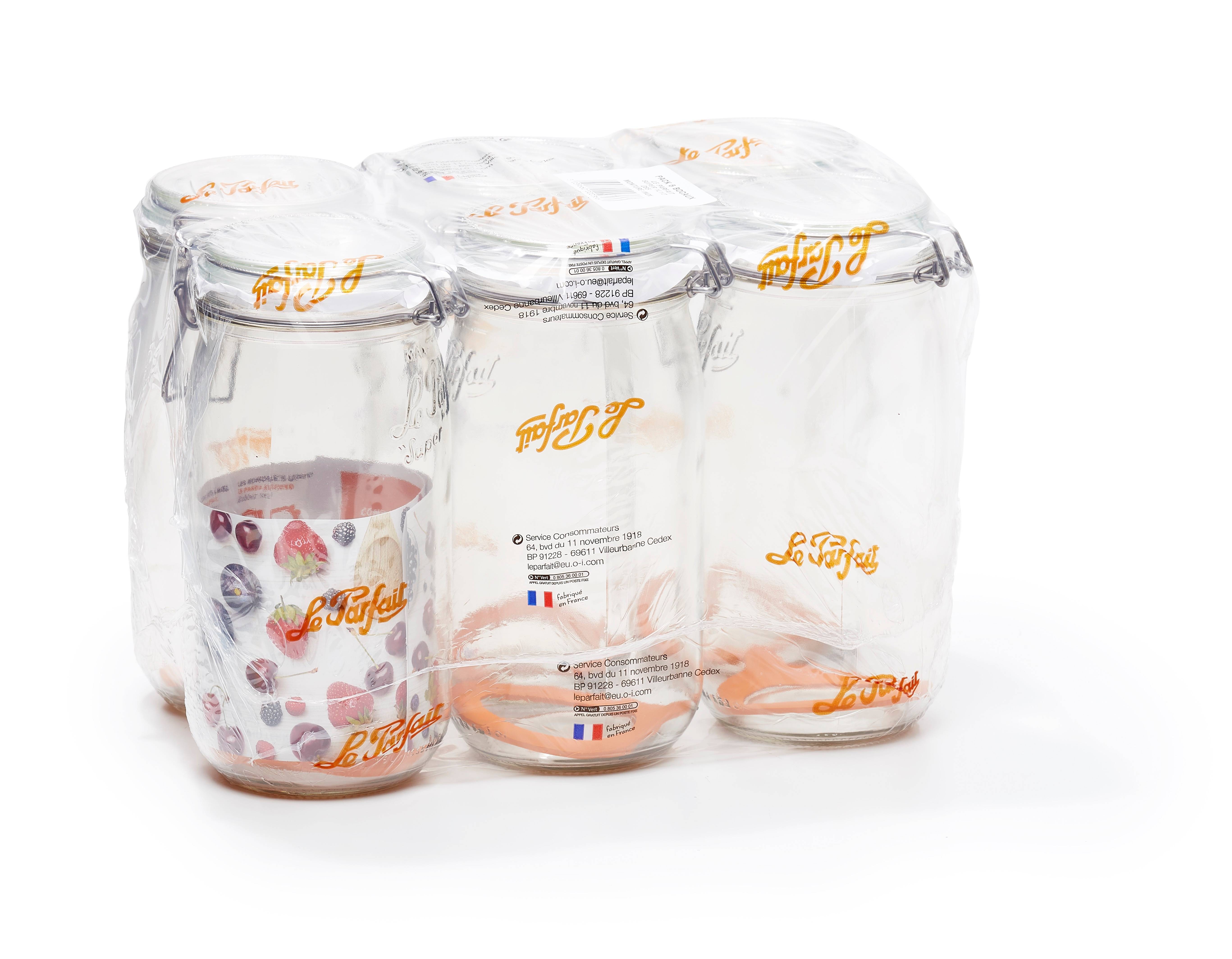 Le Parfait - Bocaux "Super" 1,5L x6 - Le Parfait®