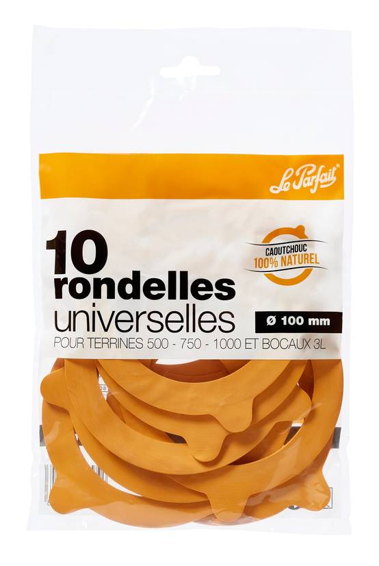 Le Parfait - Rondelles Universelles Ø 10 cm Sachet de 10 - Le Parfait® - Image 1