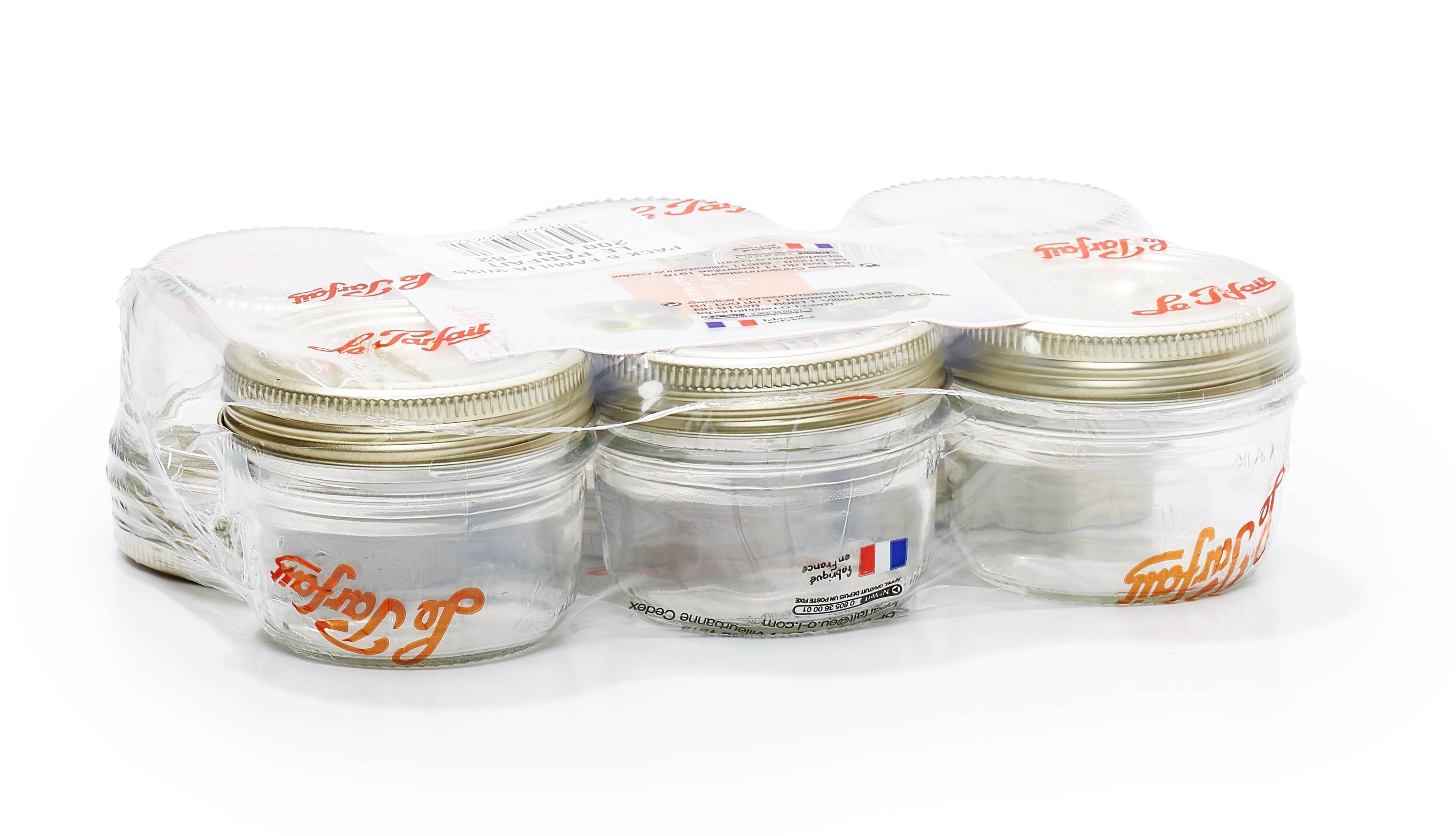 Le Parfait - Terrines "Familia Wiss" Ø82 mm 200 g x6 - Le Parfait®