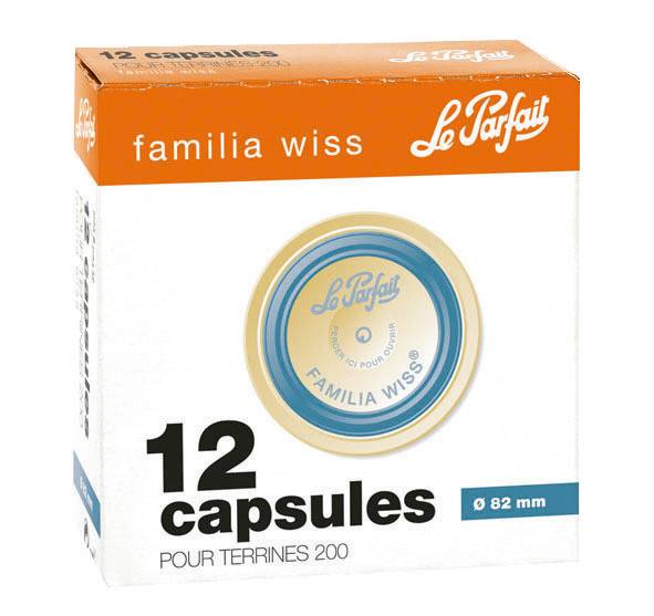 Le Parfait - Capsules bleues Ø 8,2 cm boite de 12 LE PARFAIT - Image 1