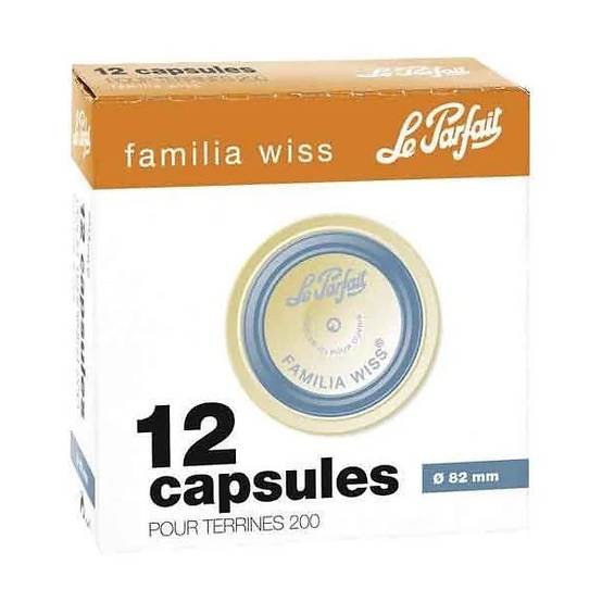 Le Parfait - Capsules bleues Ø 8,2 cm boite de 12 LE PARFAIT - Image 2