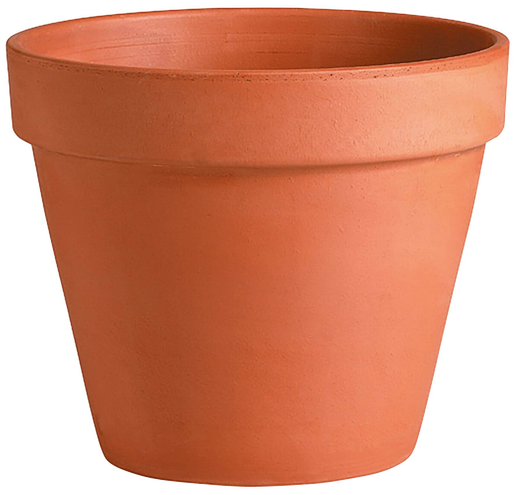 Deroma - Jarrón brut cotto de 33 cm - L.33,6 x l.33,6 x H.29,4 cm