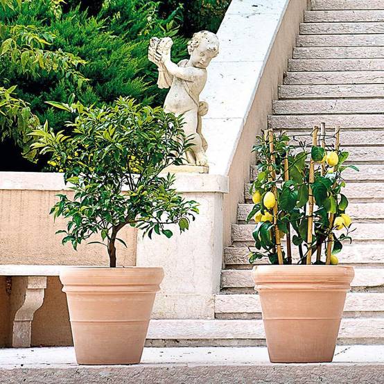 Deroma - Pot Vaso Doppio Bordo White Terre cuite – DEROMA - Image 5