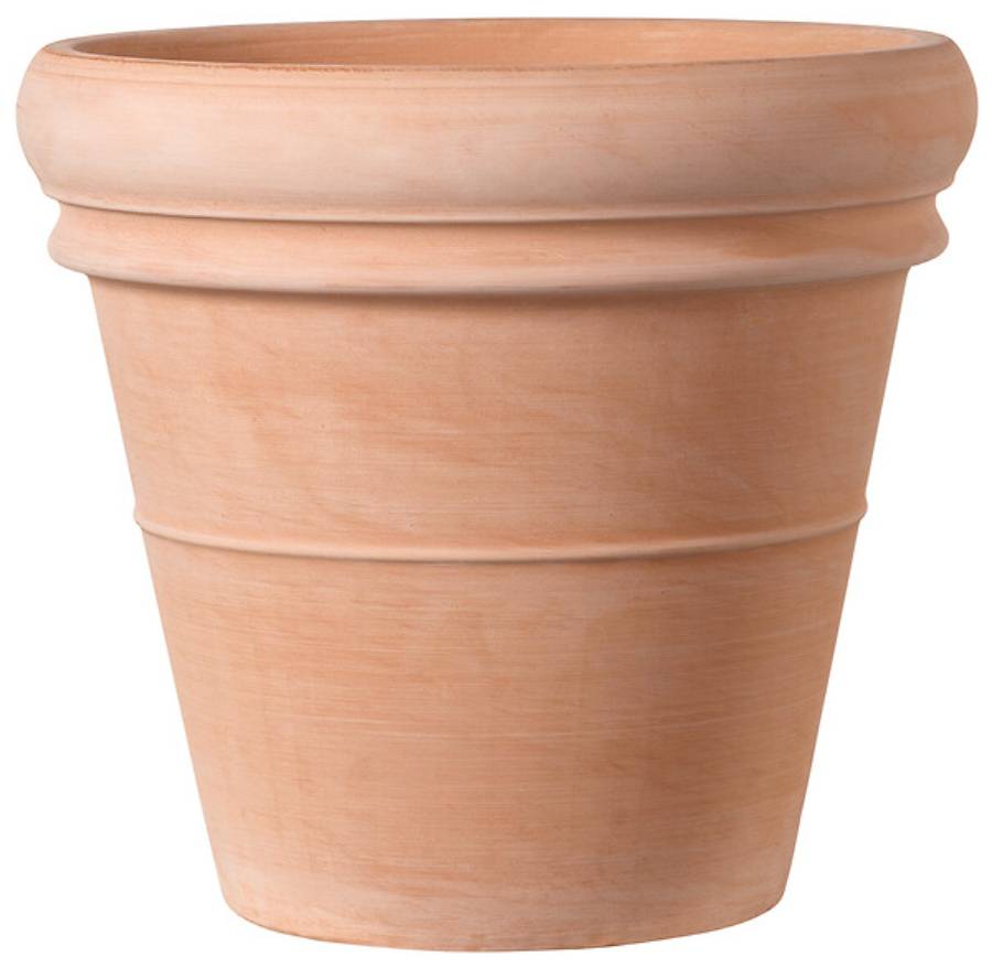 Deroma - Pot Vaso Doppio Bordo White Terre cuite – DEROMA - Image 1