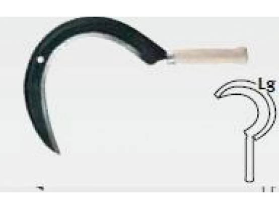 Faucille à herbe droite manche bois 45 cm 0,24kg – LEBORGNE - Image 4