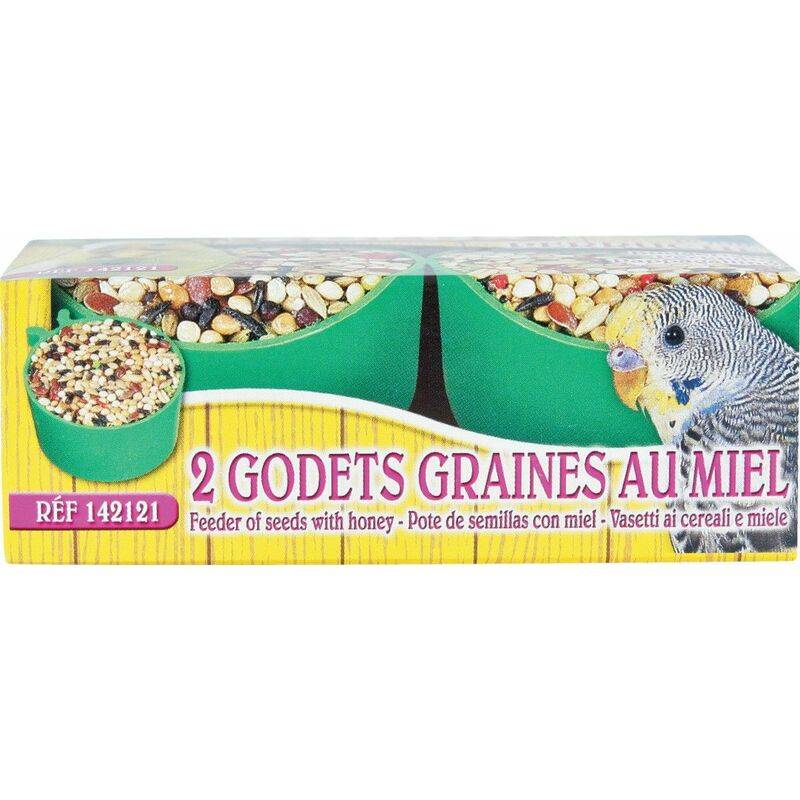 Zolux - Godets au miel perruches boîte x2 - ZOLUX - Imagen 6