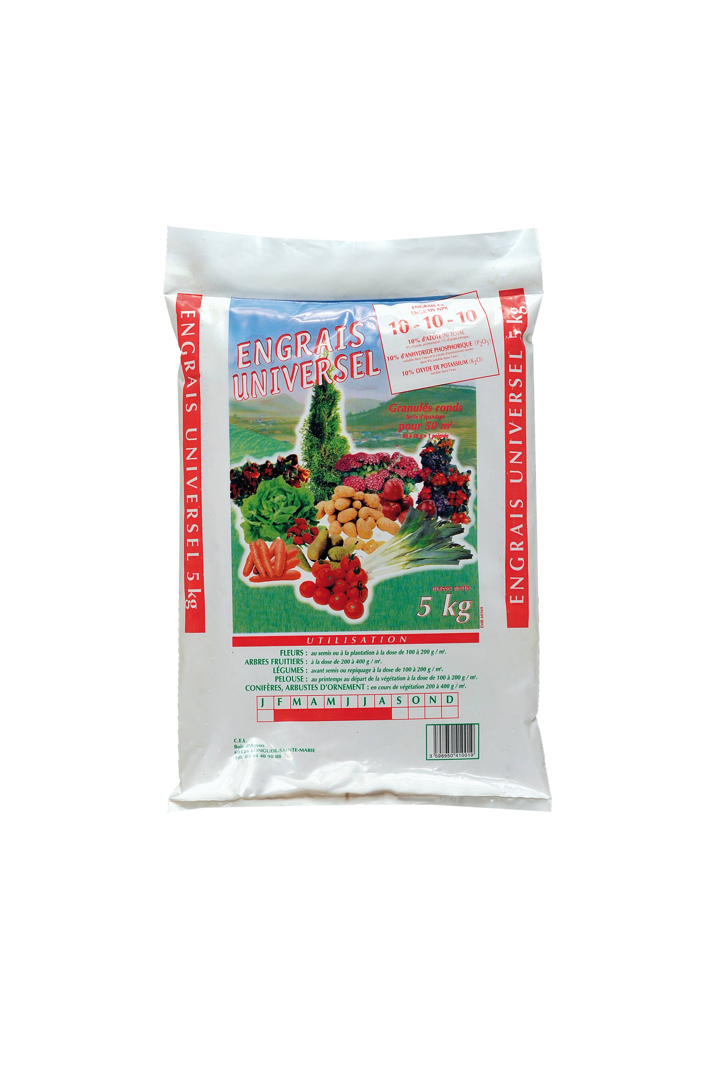 Engrais de Longueil - Engrais Universel Sac de 5 Kg