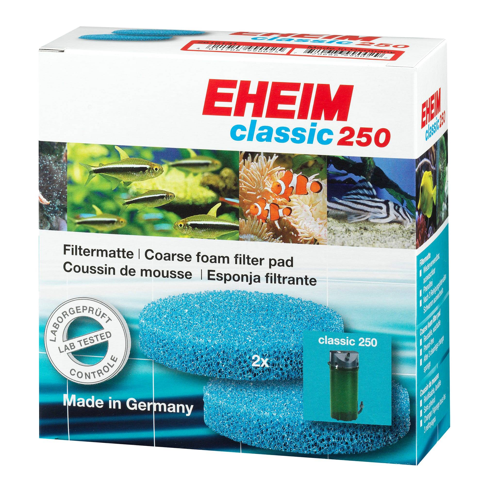 Eheim - Mousses Filtrantes 2 pièces pour filtre ext. Classic 250 2213
