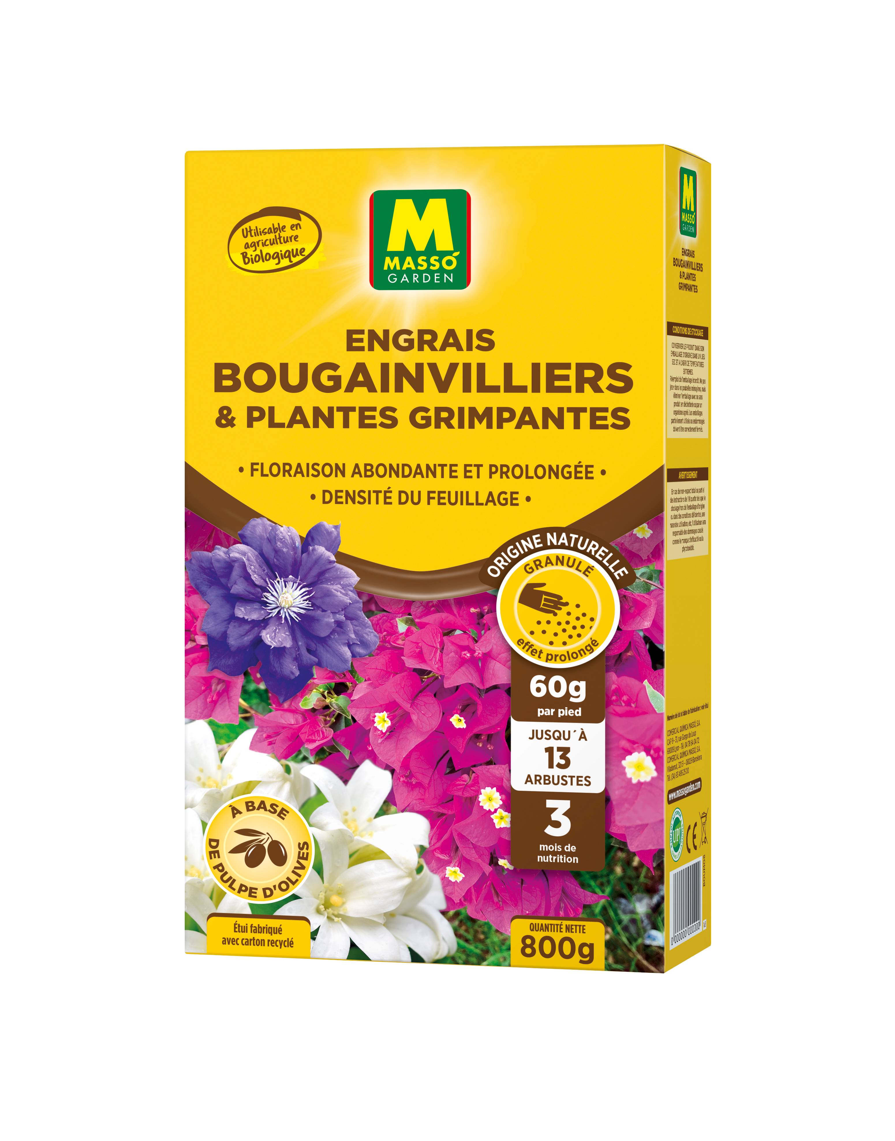 Fertilizante Granulado Buganvillas y Plantas Trepadoras 800 g UAB
