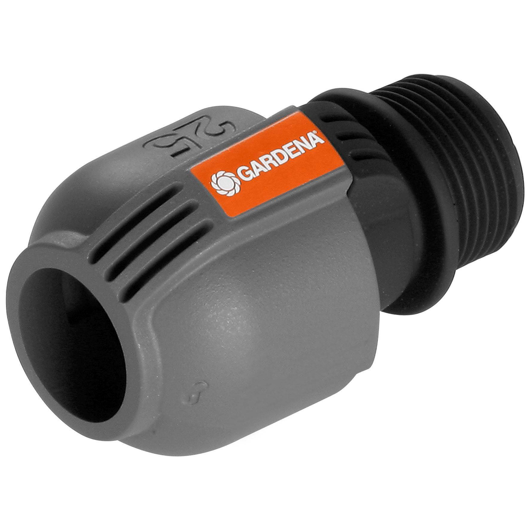 Raccord D'Arrosage Enterré Plastique 25 mm 1" Mâle – GARDENA - Imagen 1