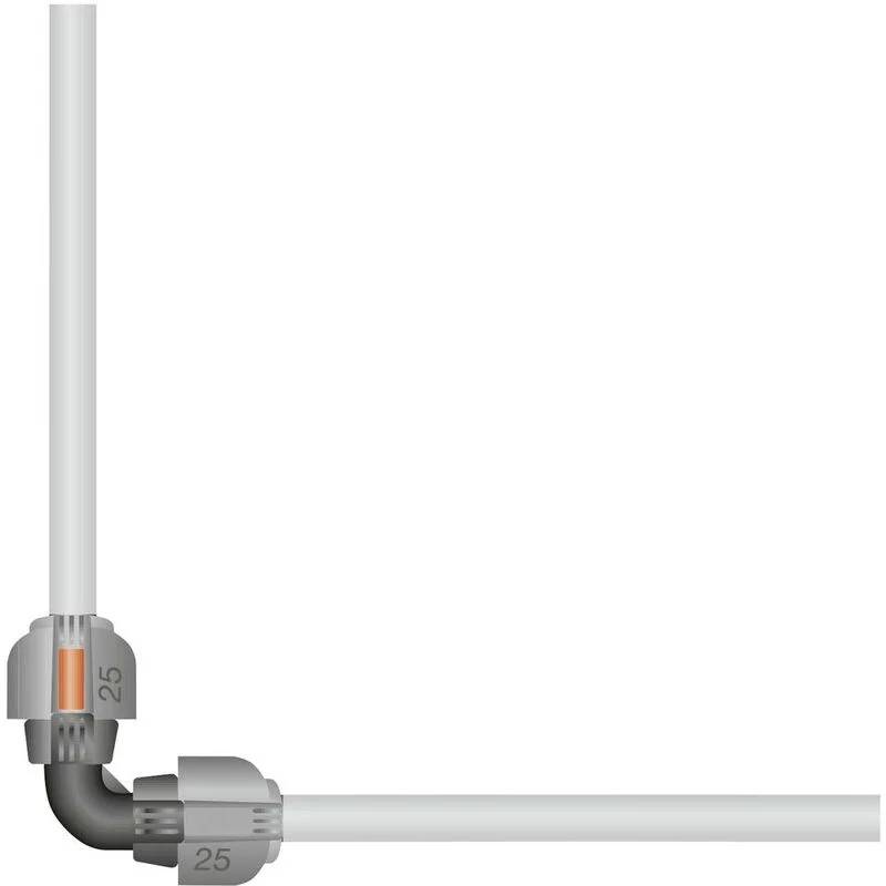 Coude arrosage égal plastique Ø 25 mm modèle 02773-20 - GARDENA - Imagen 3