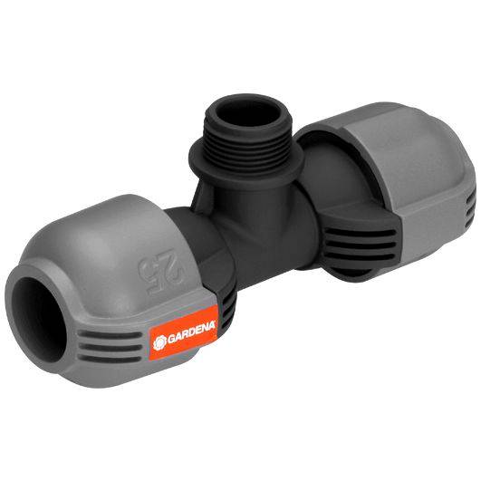 Té égal Sprinklersystem 25 mm 20/27 mâle GARDENA - Imagen 1