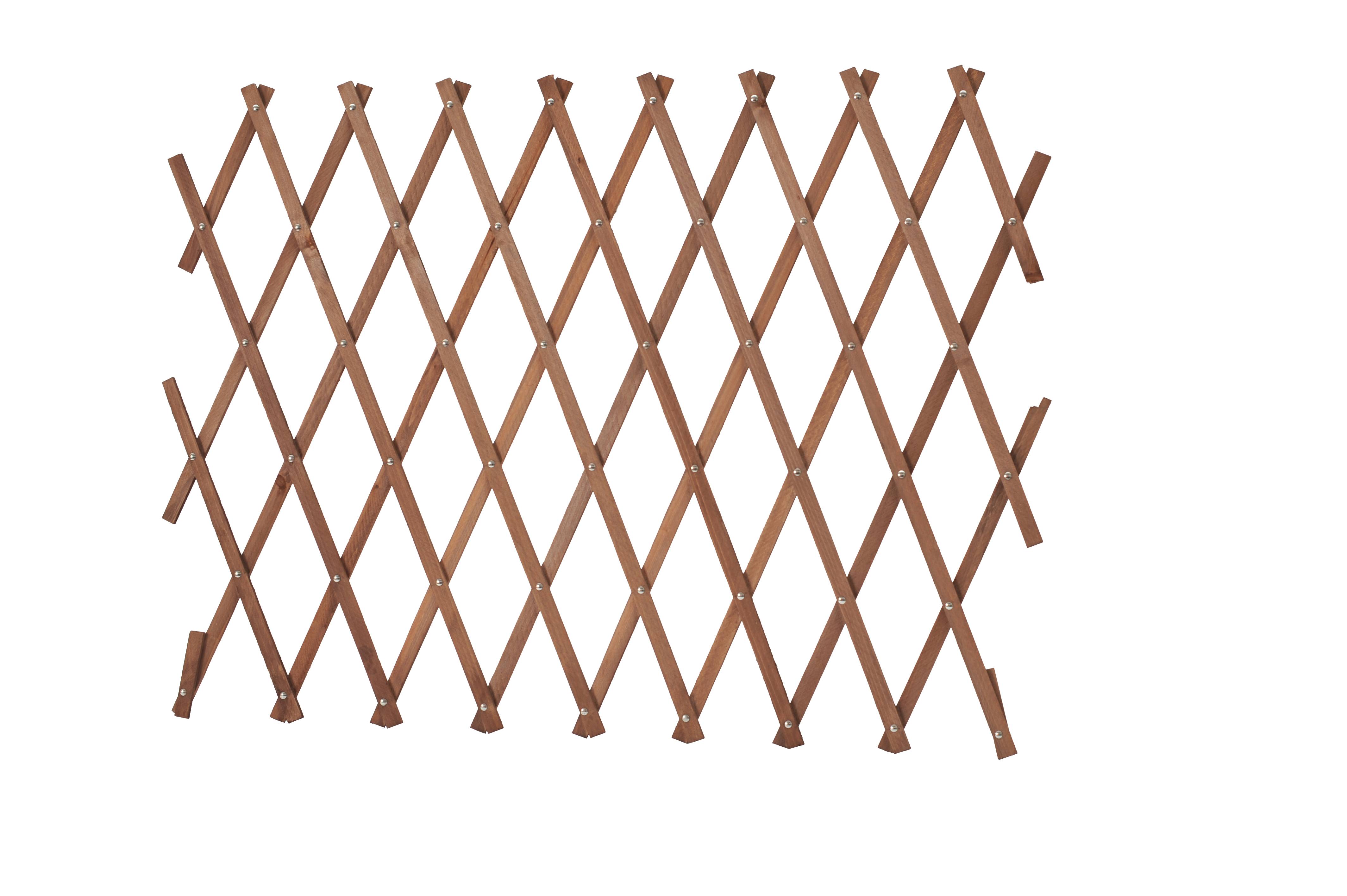 Treillage extensible bois naturel - Image 1