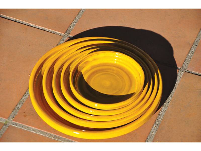 Platillo de terracota esmaltada - POTERIALBI