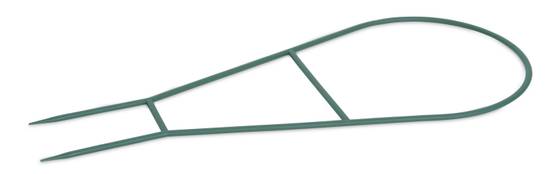 Windhager - Tuteur Arceau Plastique Vert - L.44 x l.19 x H.44 cm - Image 1