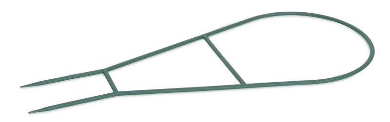Windhager - Tuteur Arceau Plastique Vert - L.44 x l.19 x H.44 cm - Imagen 1