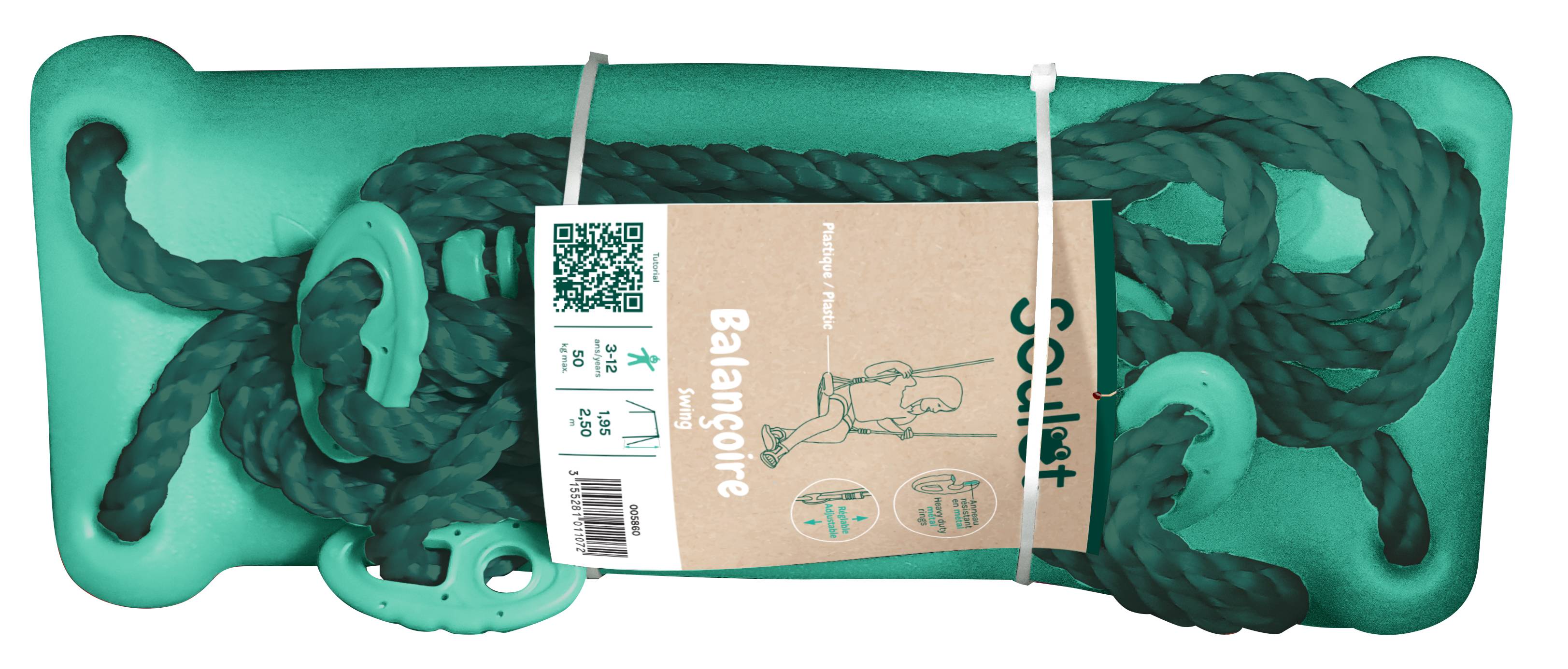 Soulet - Balançoire plastique portique 2,00 à 2,50 m - SOULET - Imagen 5